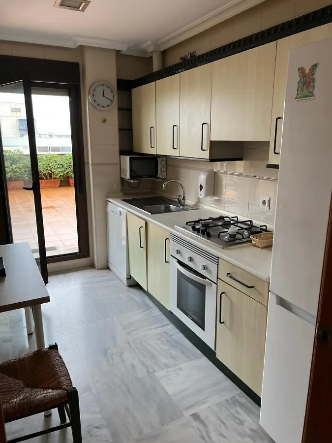 Atico Primera Linea De Playa. Cádiz Apartamento